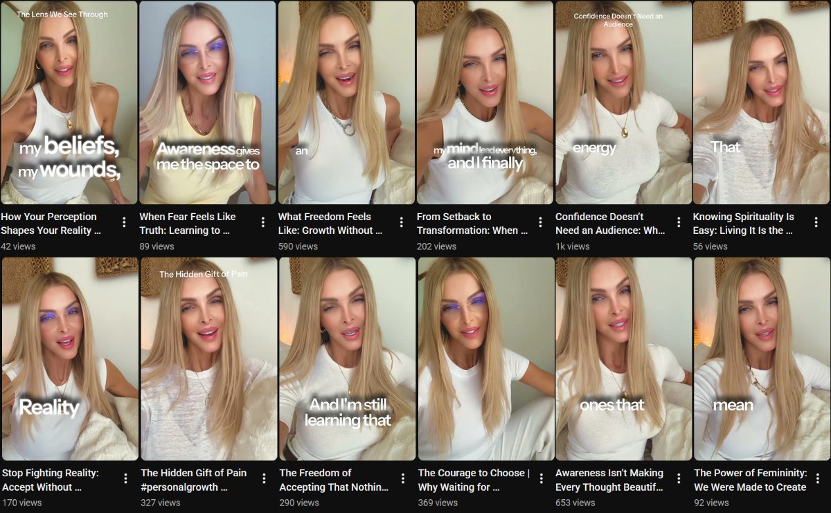Stills from the Blanka Privé YouTube channel